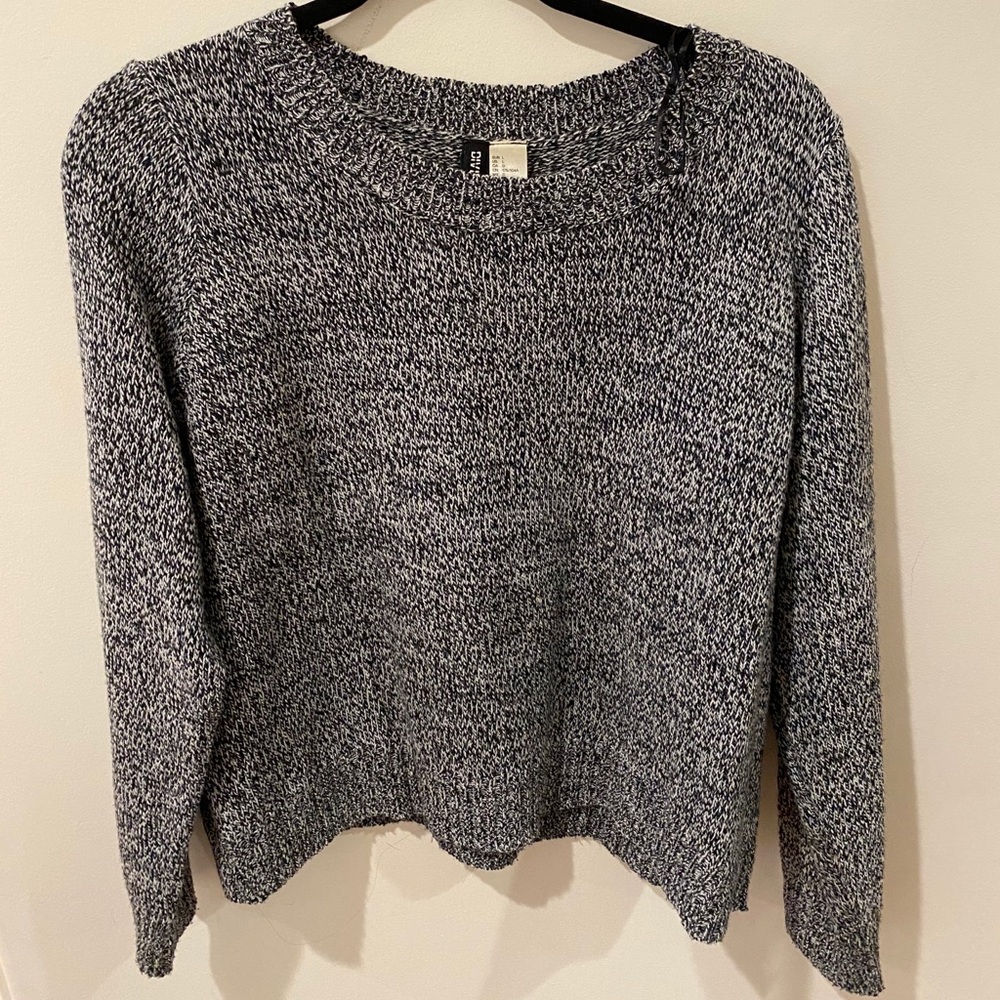 Navy/white Sweater from H&M!